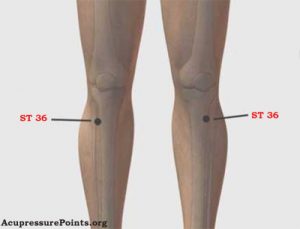 st36 point for toothache relief